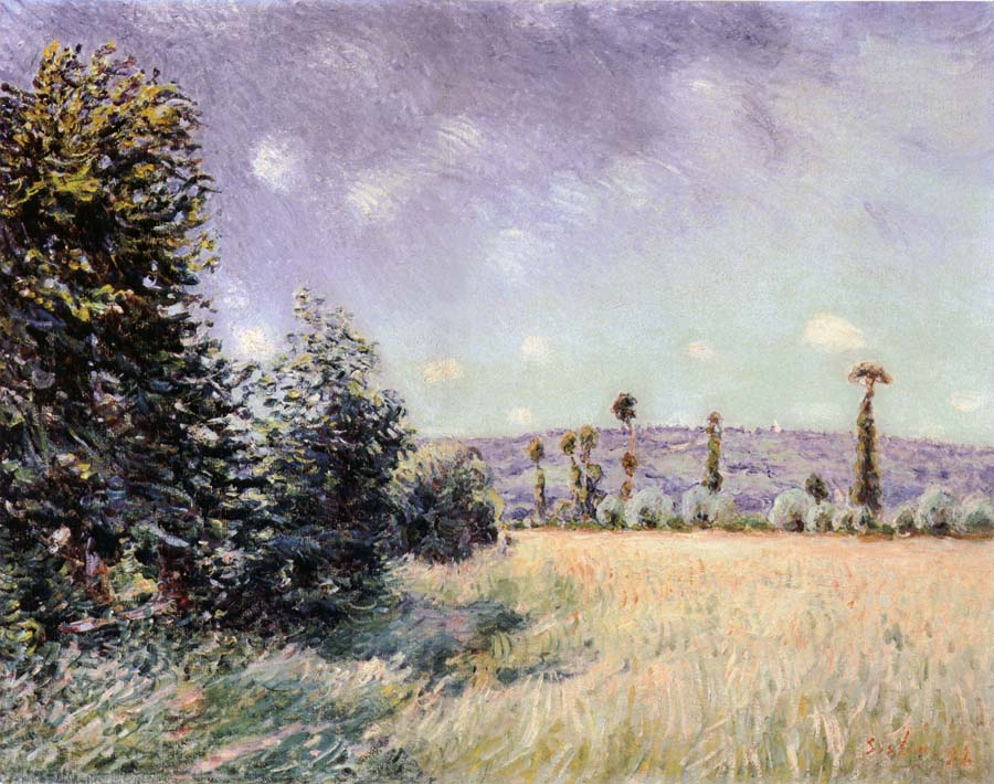 Alfred Sisley Sahurs Meadows in the Morning Sun